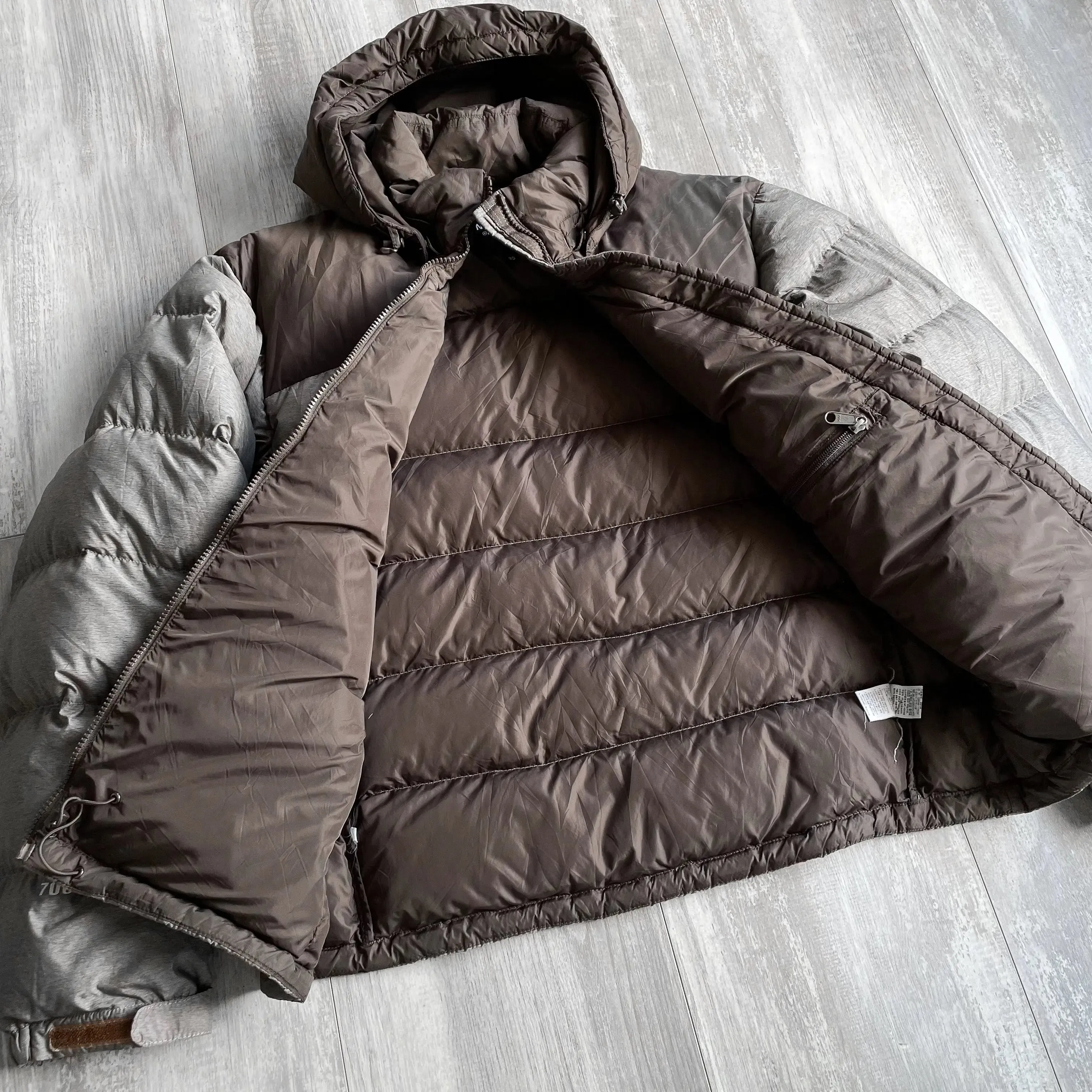 1990s The North Face 700 Brown Puffer Jacket - M