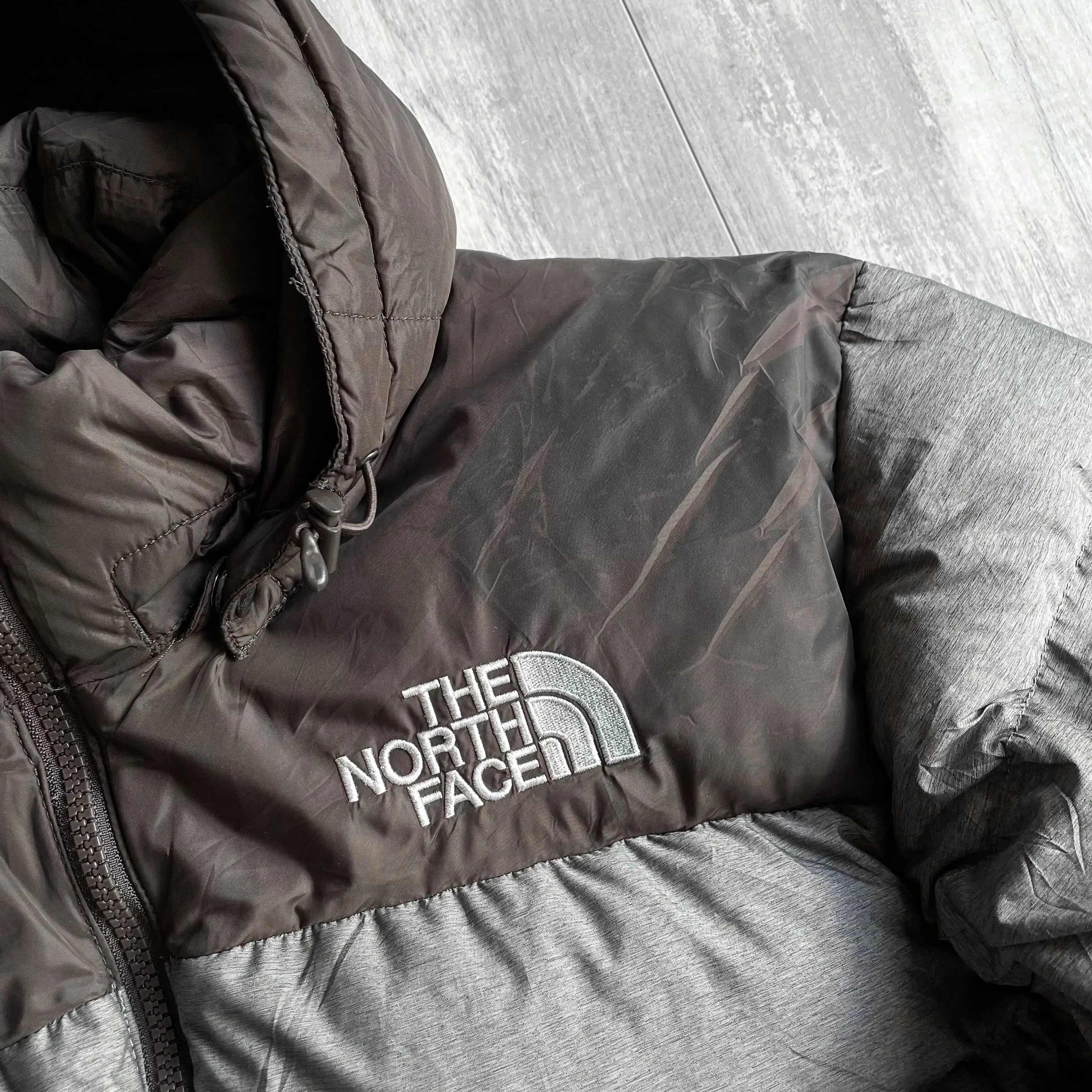 1990s The North Face 700 Brown Puffer Jacket - M