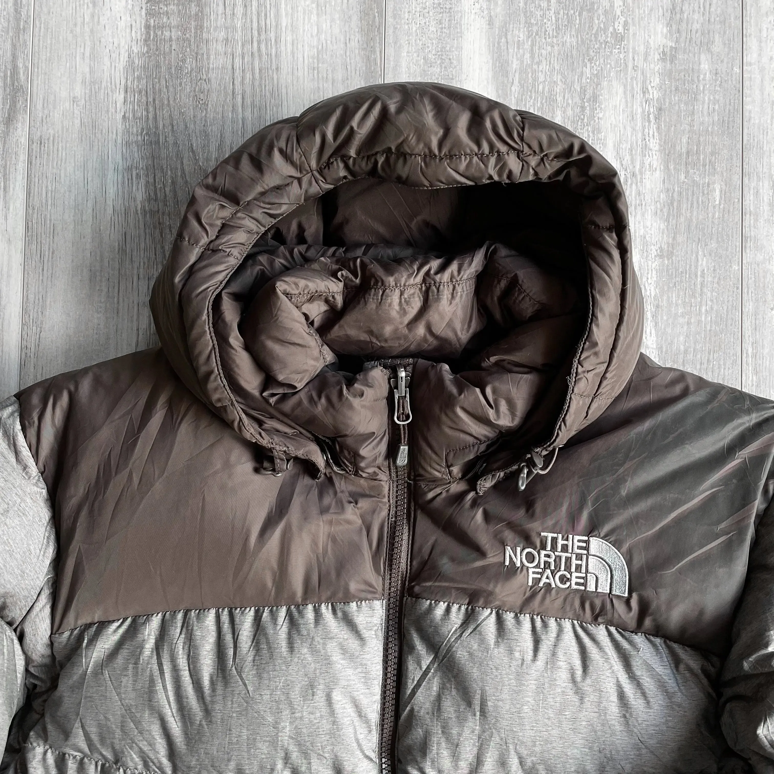 1990s The North Face 700 Brown Puffer Jacket - M