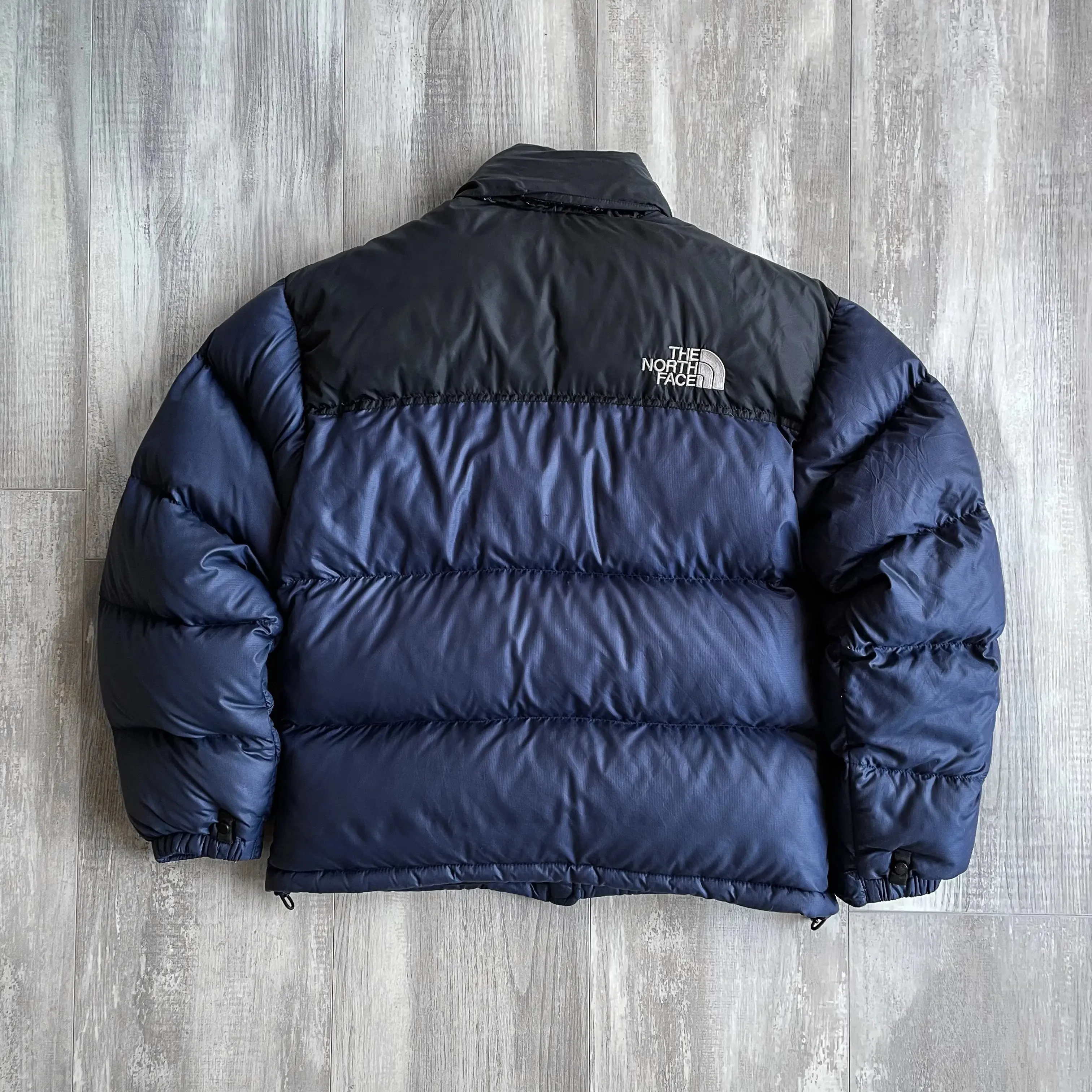 1990s The North Face Nuptse 700 Navy Puffer Jacket - S