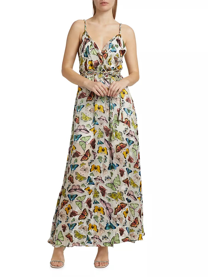 Alice + Olivia - Samantha Maxi dress - Boundless Butterfly