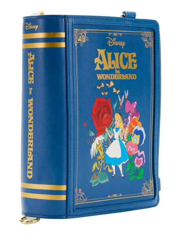 Alice In Wonderland Book Convertible Crossbody Bag