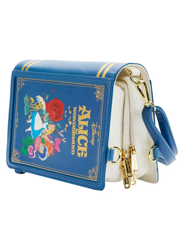 Alice In Wonderland Book Convertible Crossbody Bag