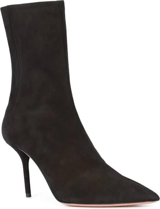 Aquazzura stiletto ankle boots Black