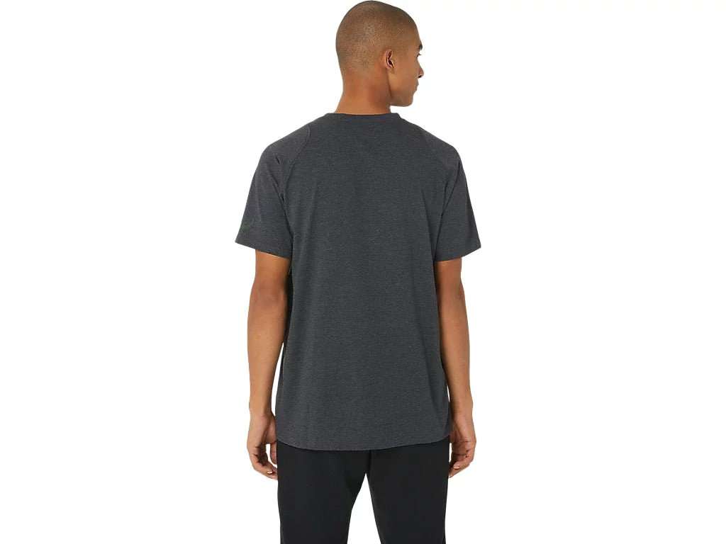 ASICS MEN'S GRAPHIC BLACK TEE