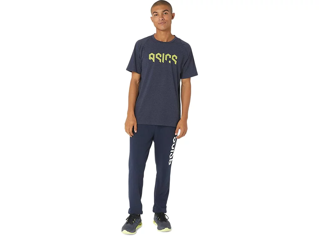 ASICS MEN'S GRAPHIC NAVY TEE