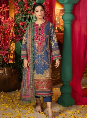 Asra By Asim Jofa Eid Festive Jacquard 3 Piece Unstitched Suit AJ24AE AJRA-03