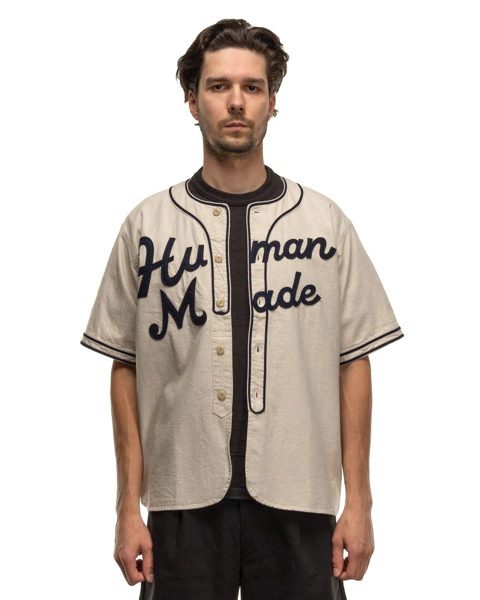 Baseball Shirt Beige