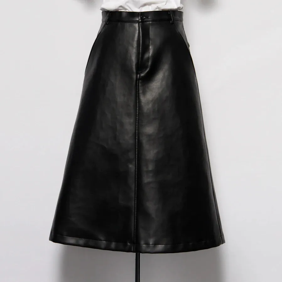 BLACK Comme des Garons Long Skirt (Black)