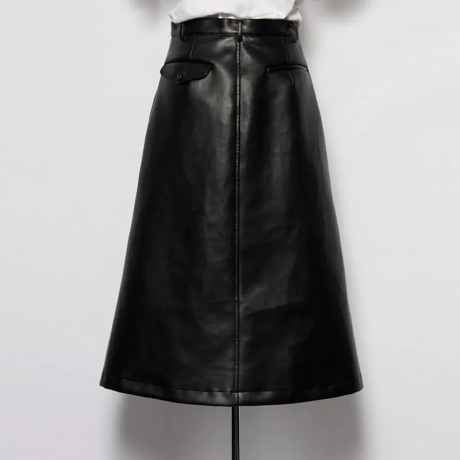 BLACK Comme des Garons Long Skirt (Black)