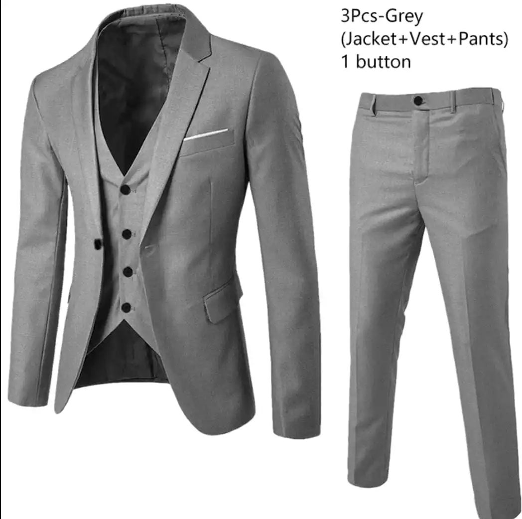 Blazers Set 3 Pieces Men 2XL S4738498