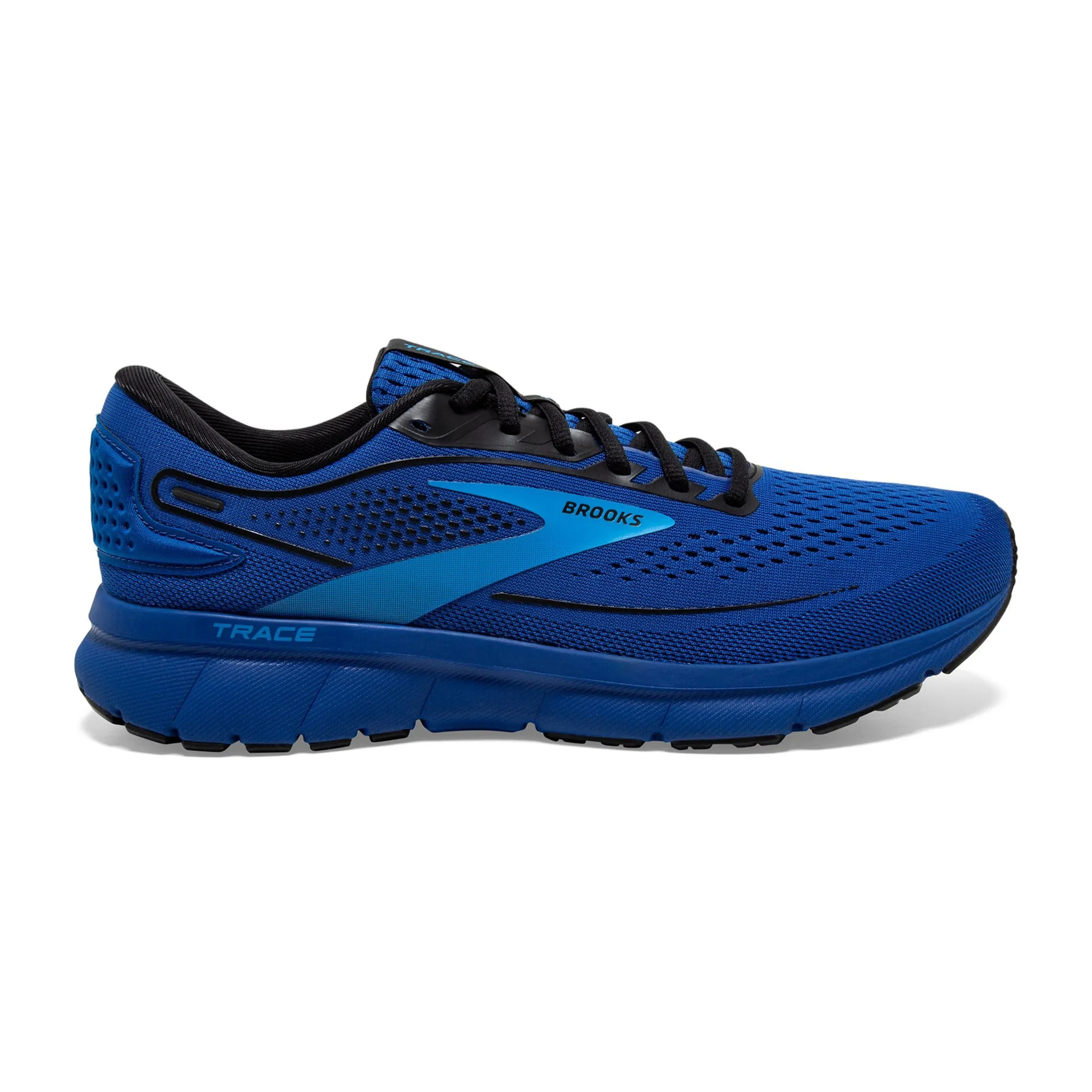 Brooks Men's 110388 471 Trace 2 Blue Malibu Blue Black Cushion Neutral Running Shoes