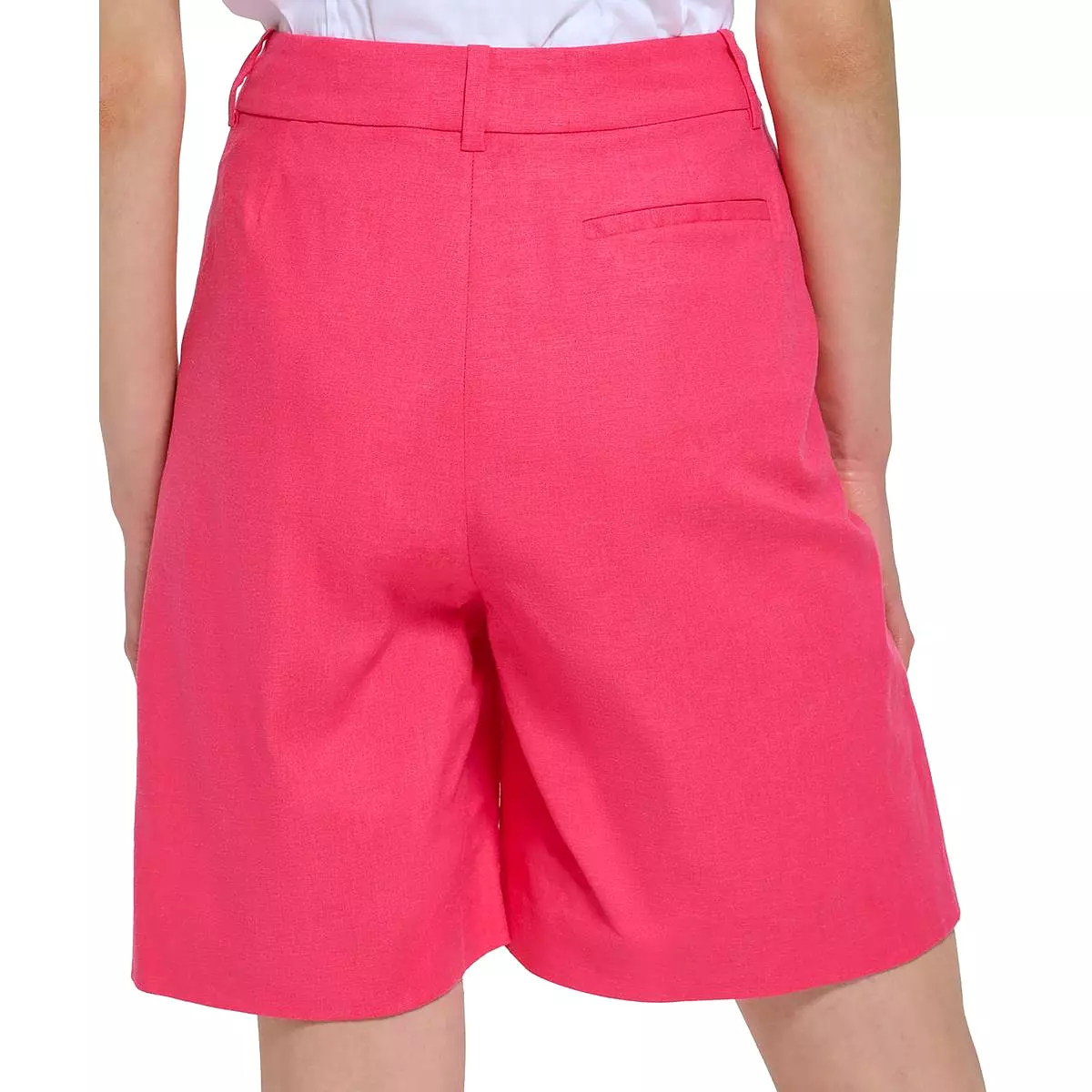 Calvin Klein Womens High Rise Mini Casual Shorts