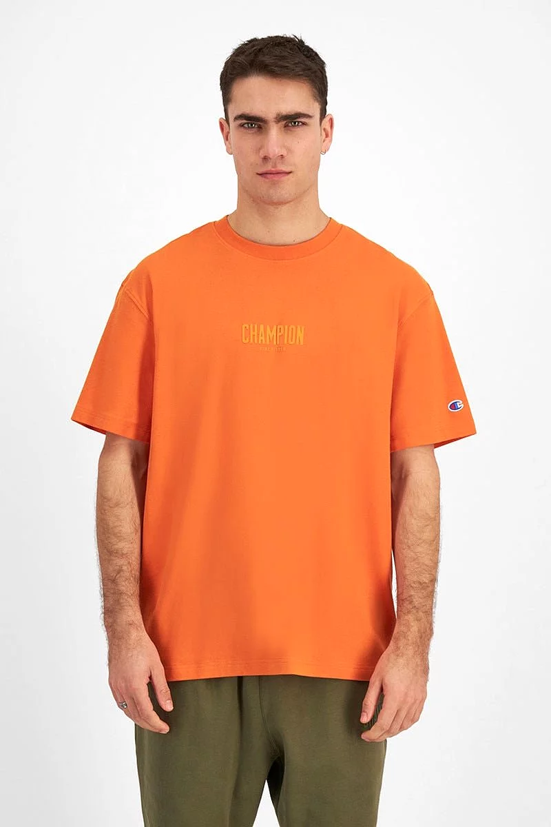 CHAMPION MEN'S ROCHESTER ORANGE TEE