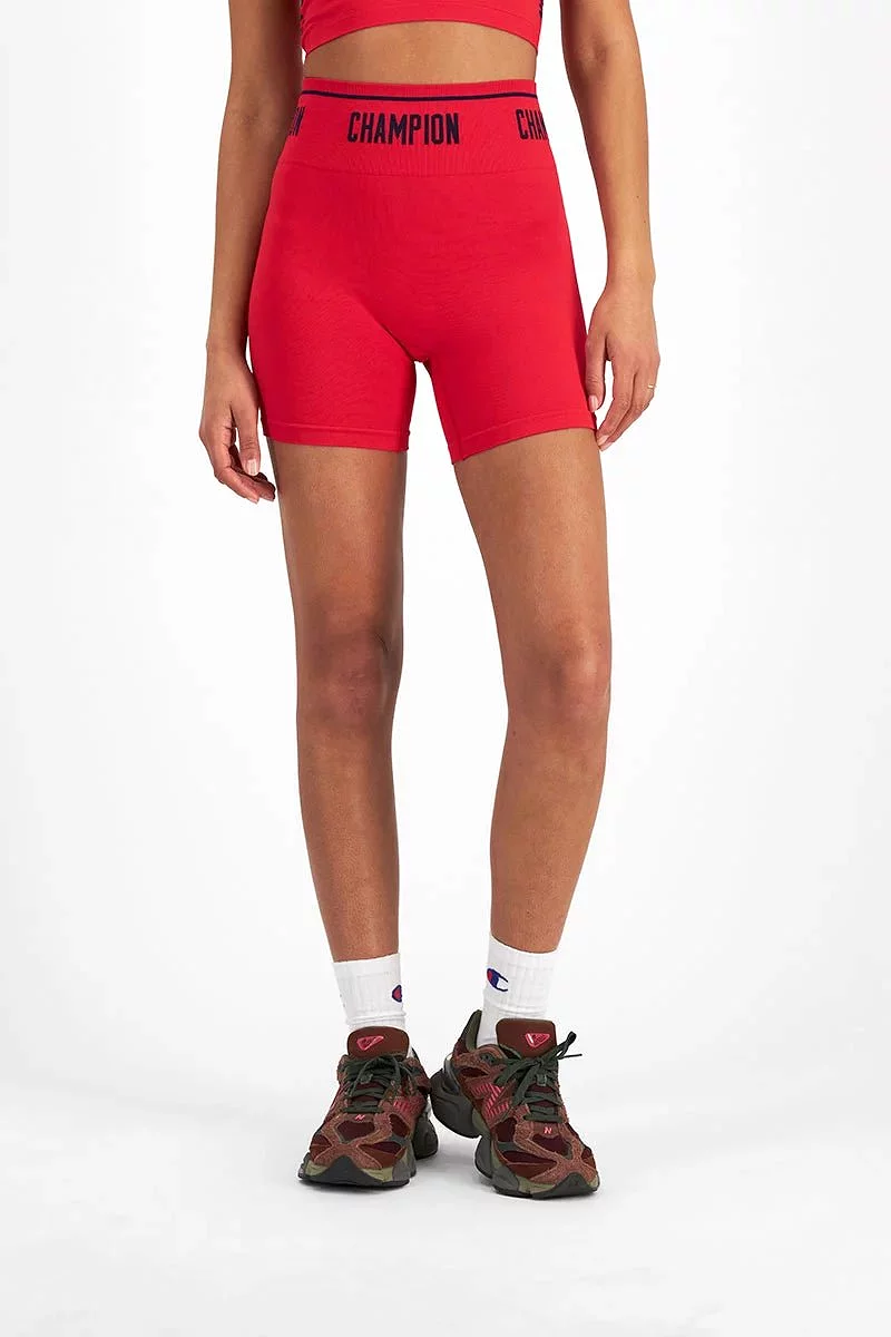 CHAMPION WOMEN'S ROCHESTER BIKE RED SHORTS