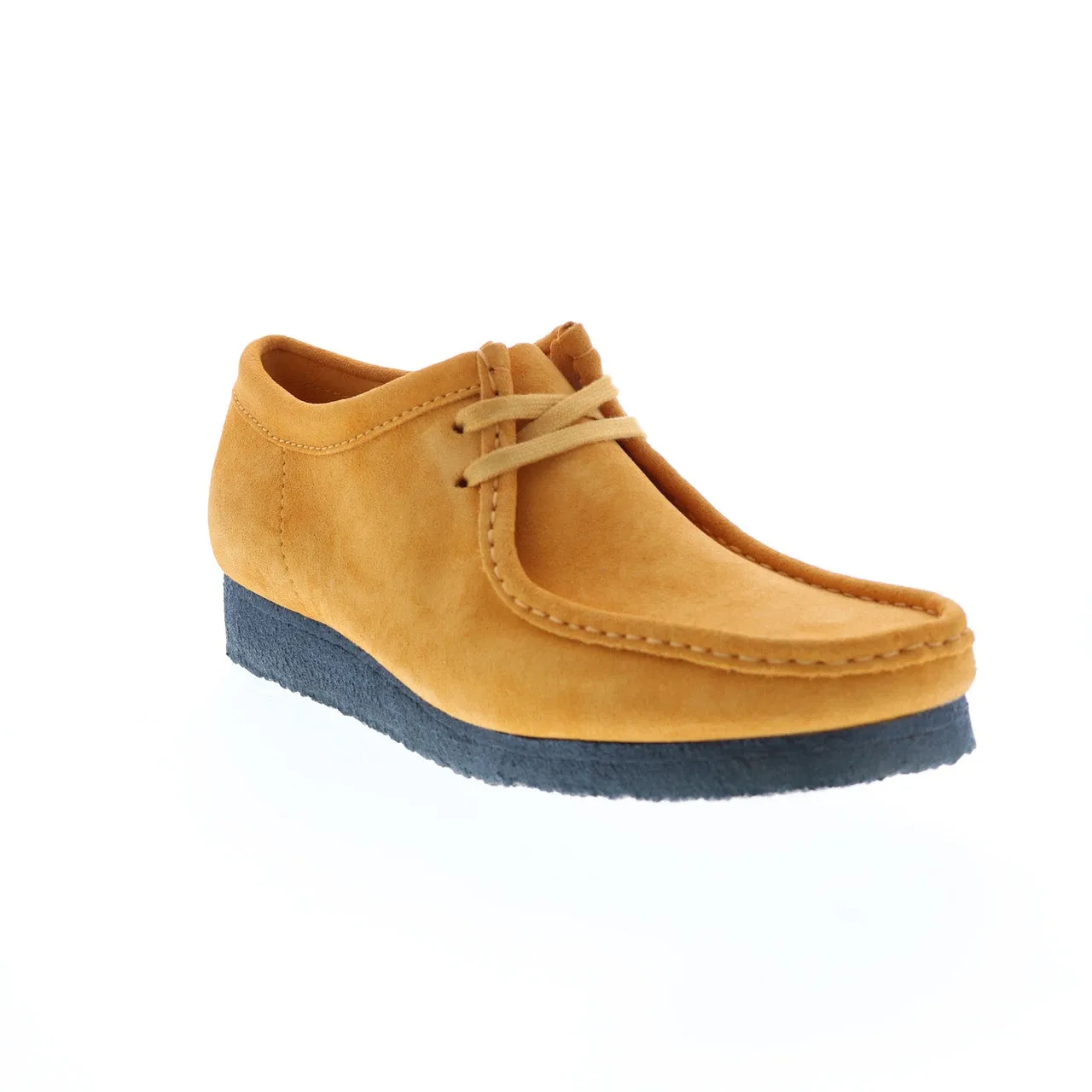 Clarks Originals Wallabee Low Men's Yellow Suede Oxfords 26168858