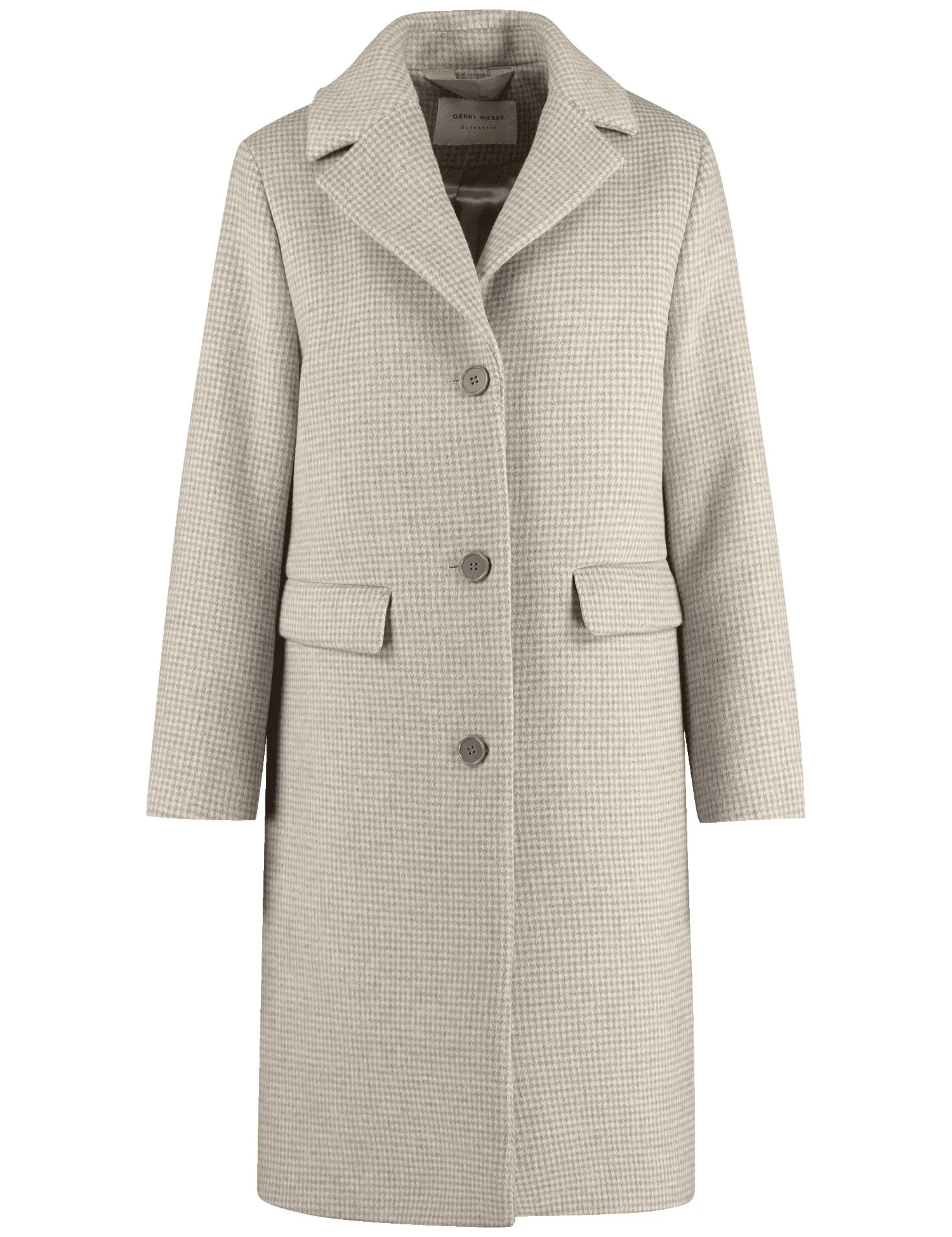 Classic coat with a percentage of wool