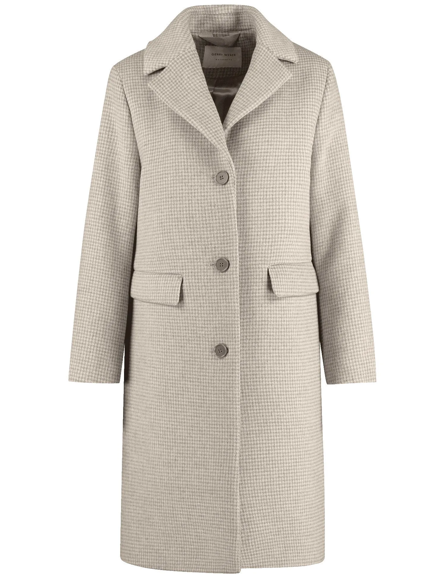 Classic coat with a percentage of wool