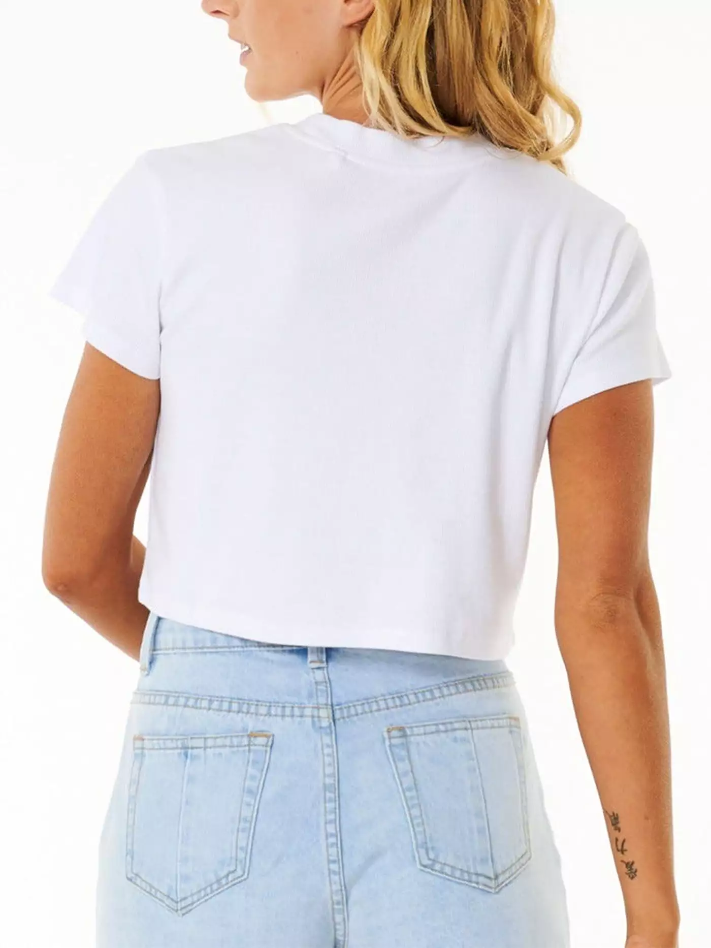 Classic Ribbed Crop T-Shirt