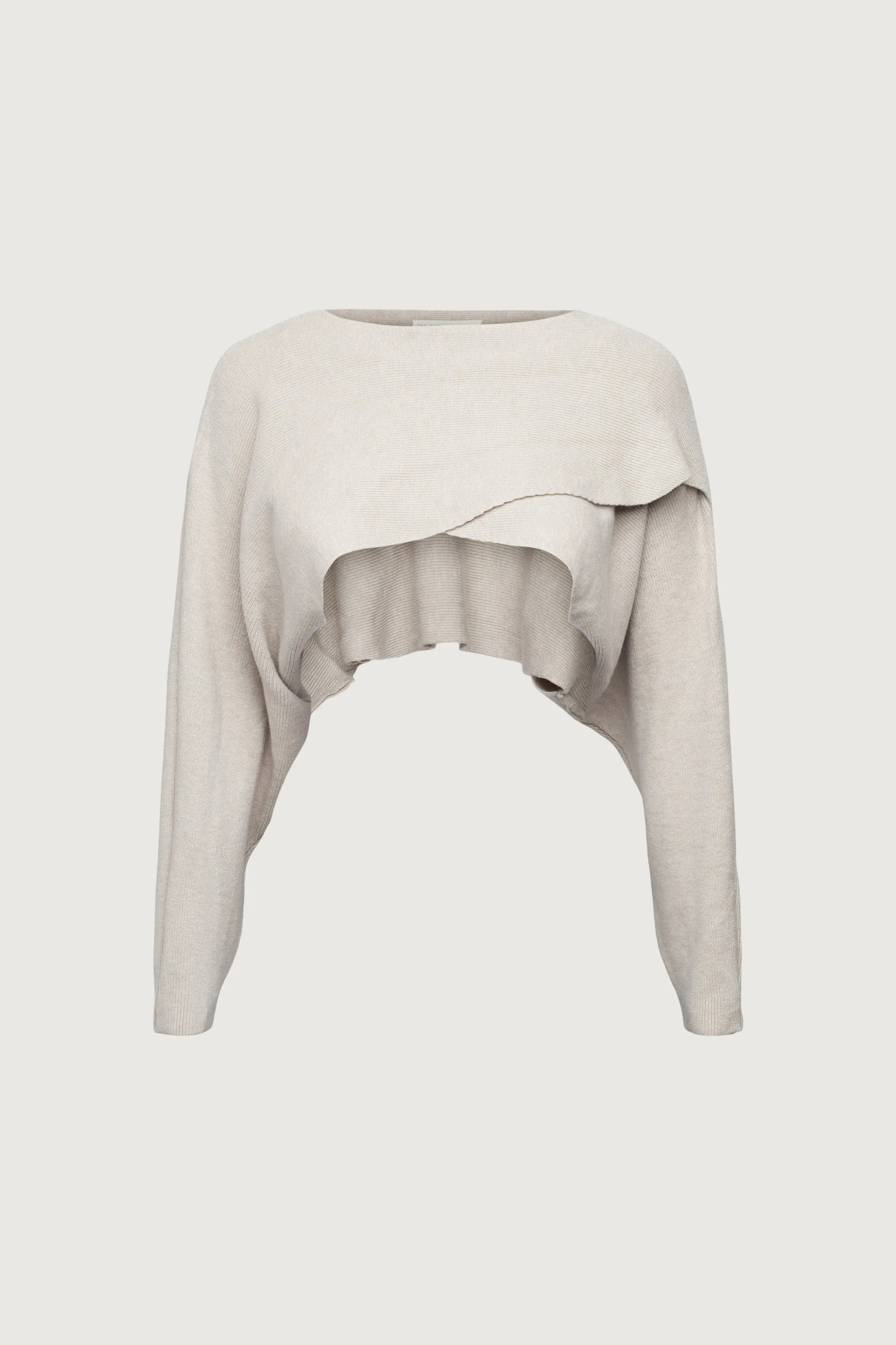 CROPPED SHRUG SWEATER