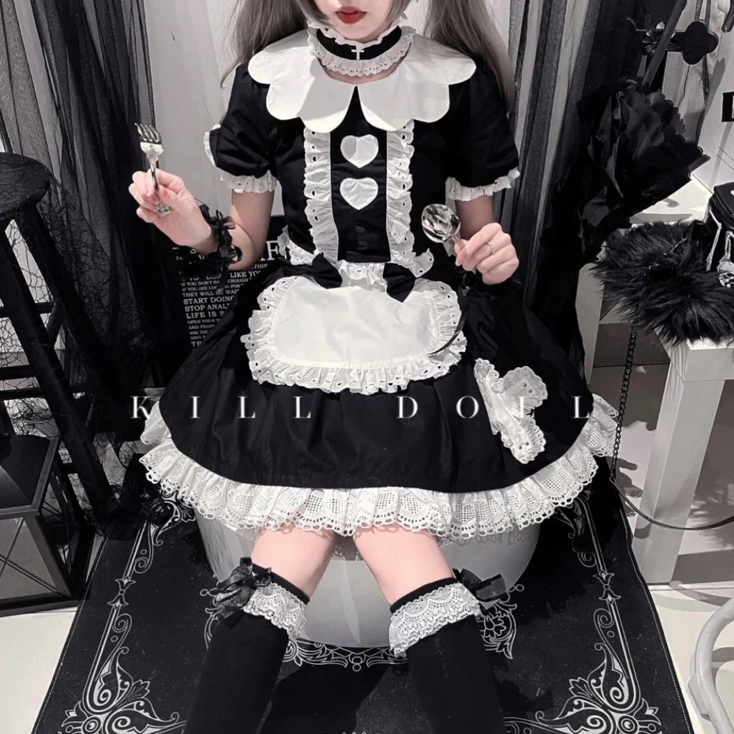 Cross engagement lolita dress