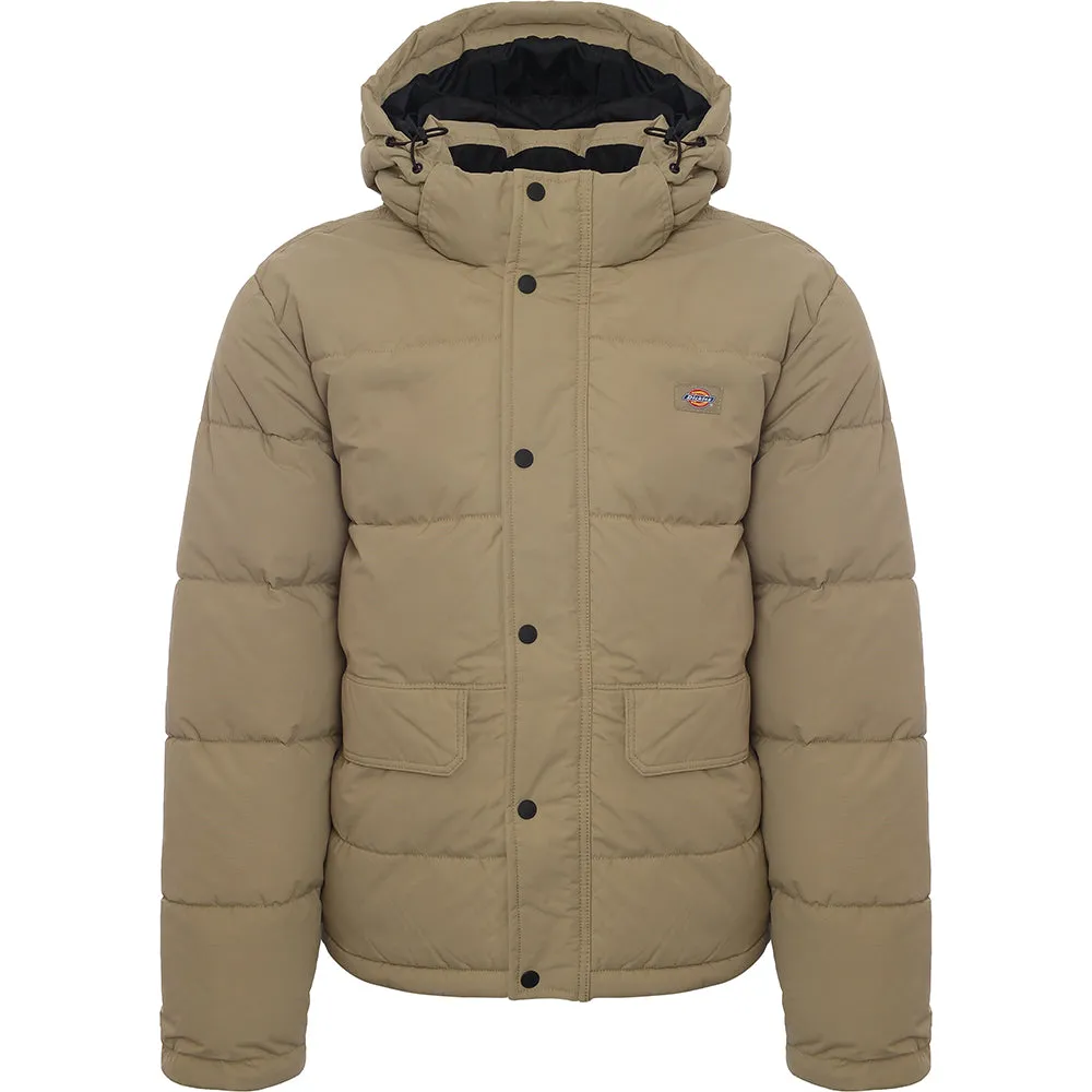 Dickies Men's Beige Glacier View Puffer Jacket