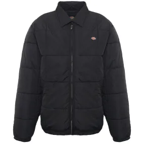 Dickies Men's Black Puffer Jacket Eisenhower