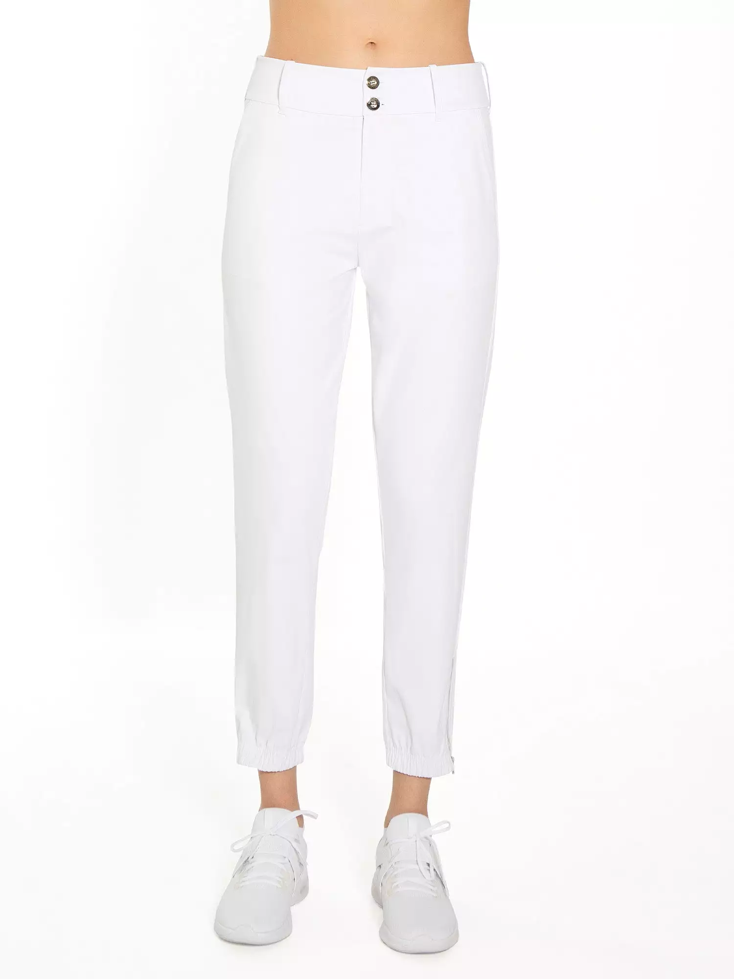 Easy Fit Active Pants - White