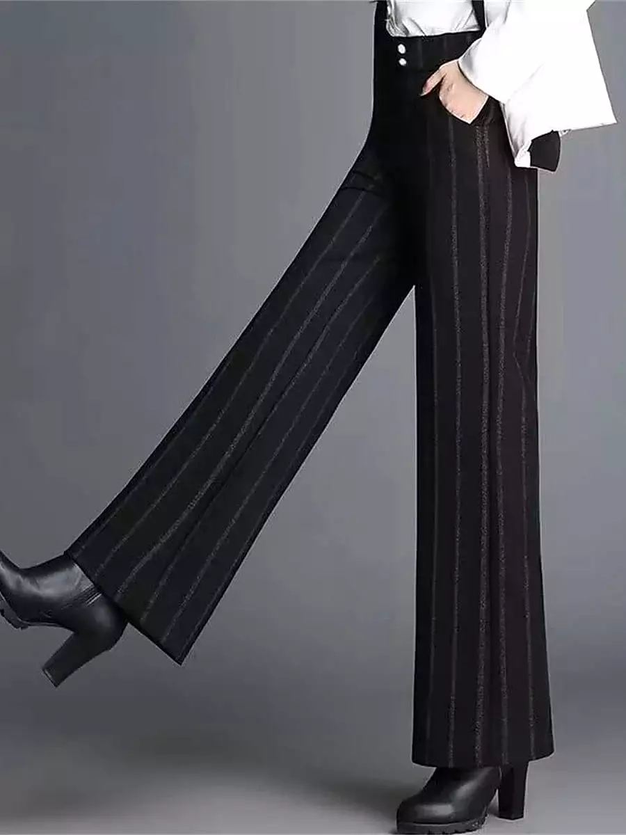 Elevate Your Style with Women's High-Waisted Wide Leg Pants