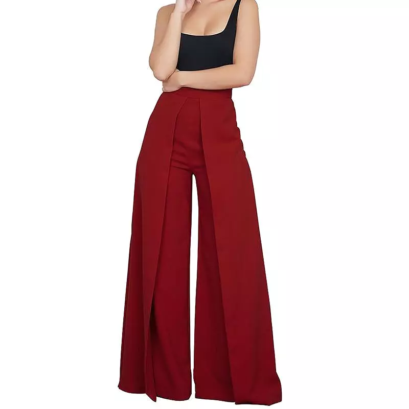 Flayered Wide Leg Pants For Women