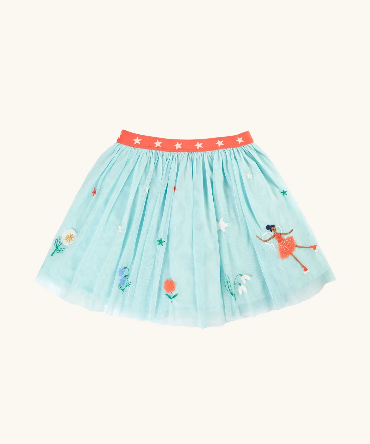 Frugi Scarlet Twirly Skirt - Glacier/Fairy