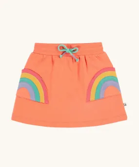 Frugi Sybil Skirt - Cantaloupe/Rainbow