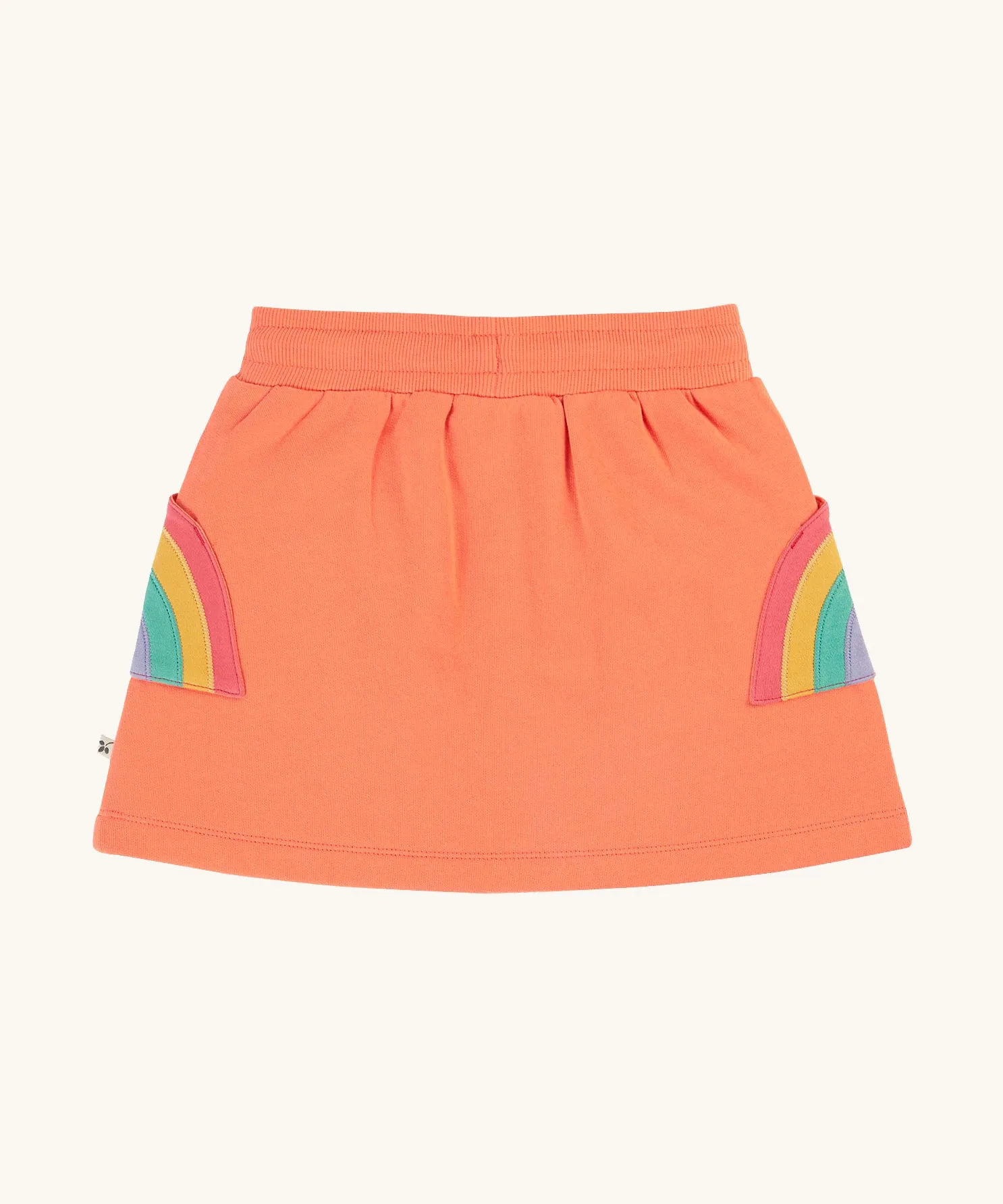 Frugi Sybil Skirt - Cantaloupe/Rainbow