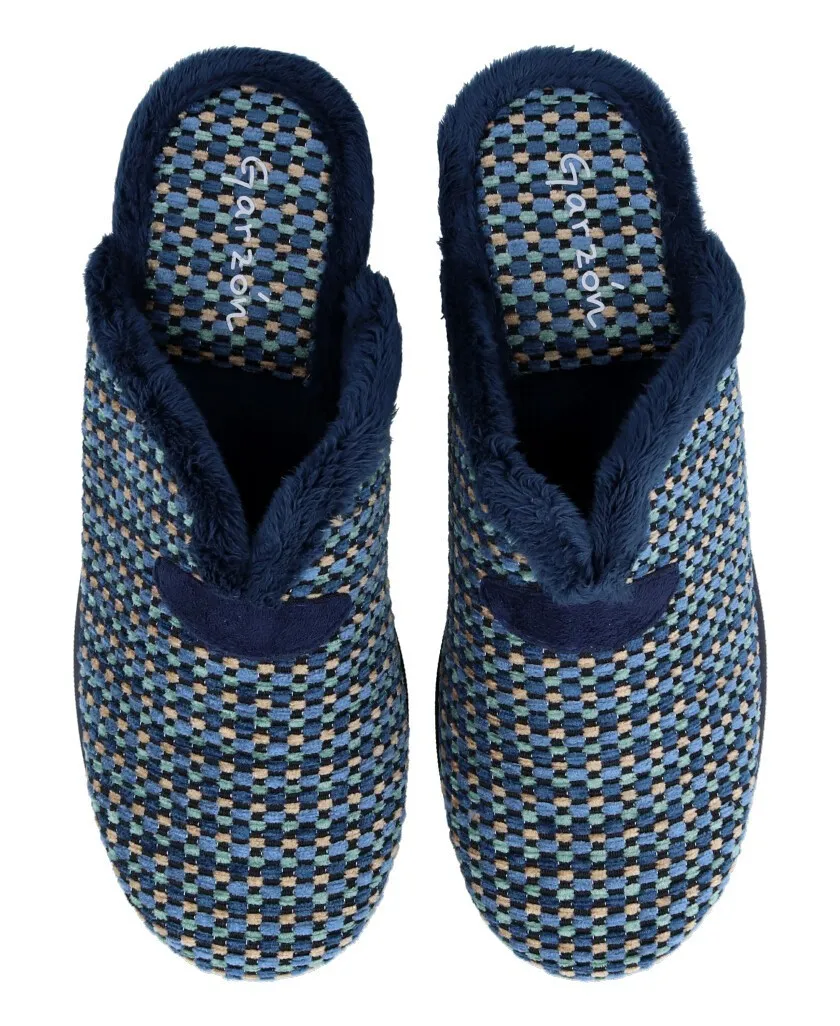 Garzón 1725.502 Navy blue house slippers