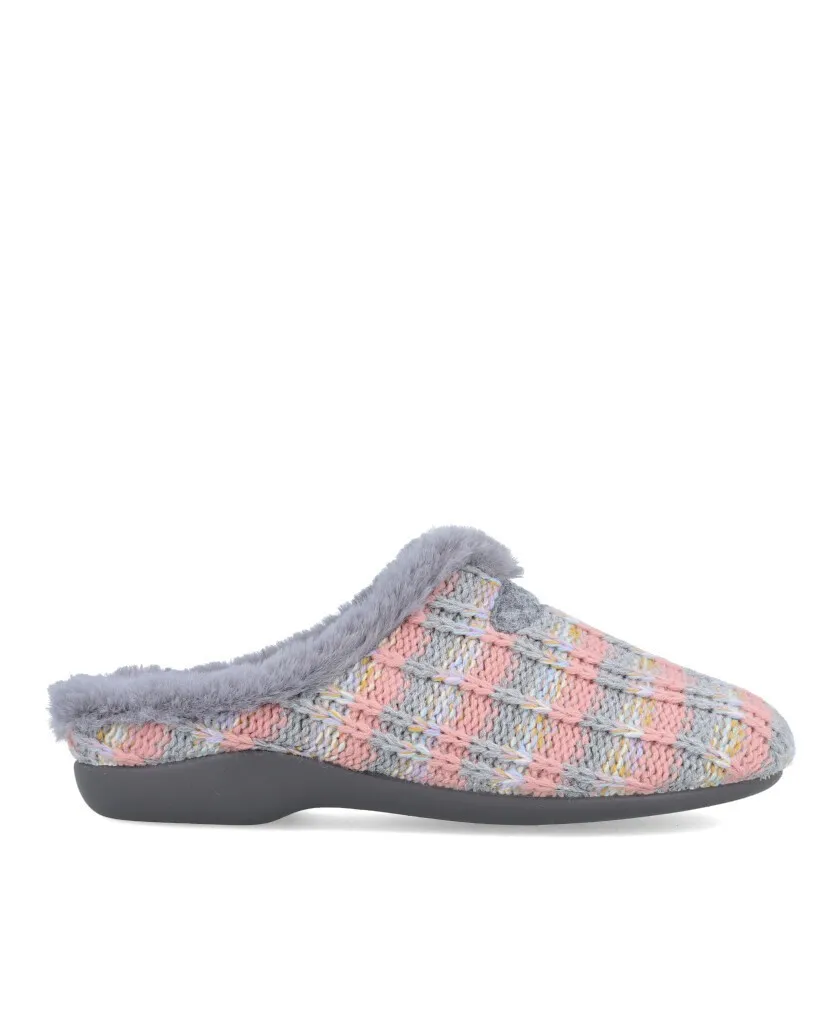 Garzón 7400.353 Women's striped house slippers