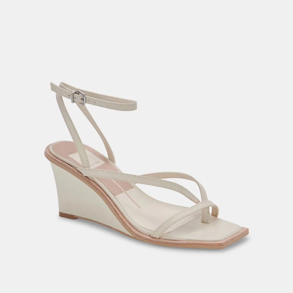 GEMINI WEDGES IVORY LEATHER– Dolce Vita 6859484102722