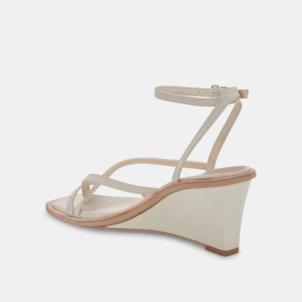 GEMINI WEDGES IVORY LEATHER– Dolce Vita 6859484102722