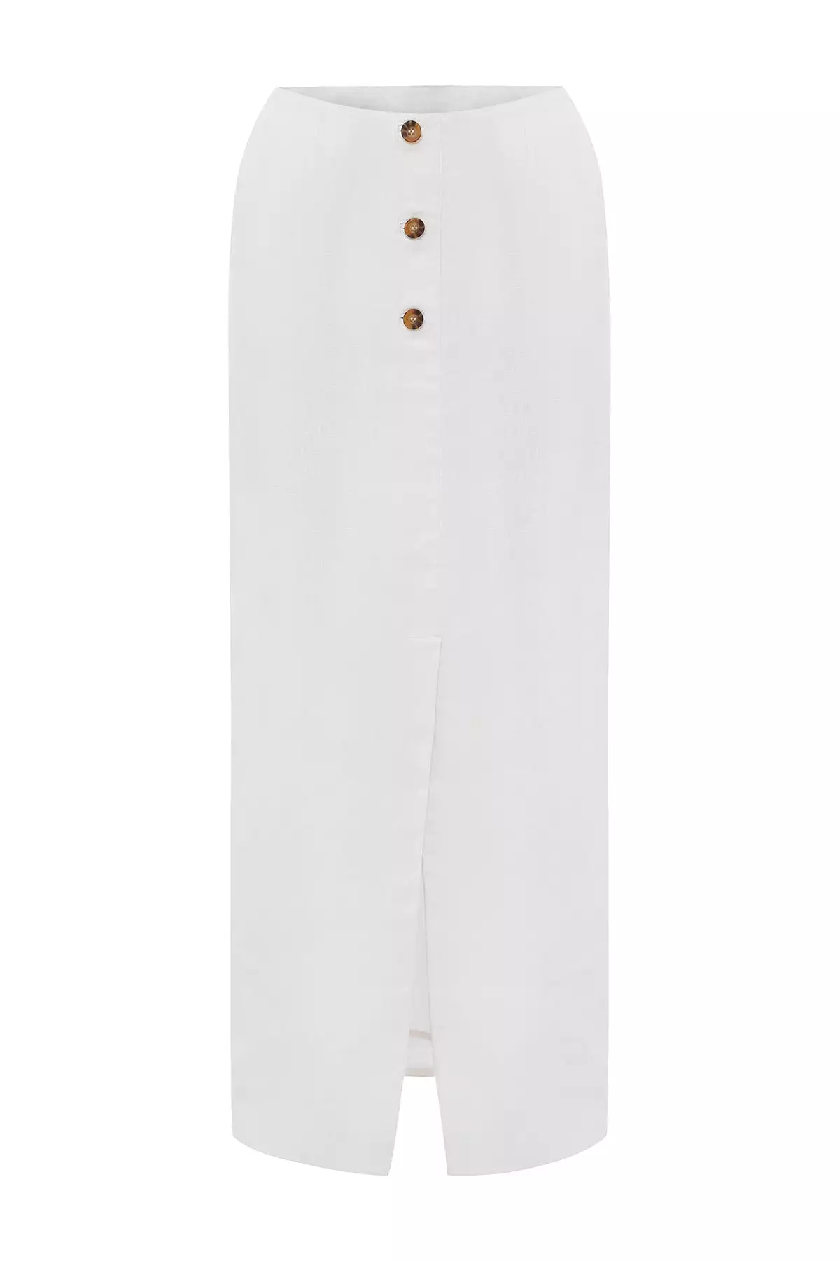 GIGI COLUMN SKIRT - IVORY