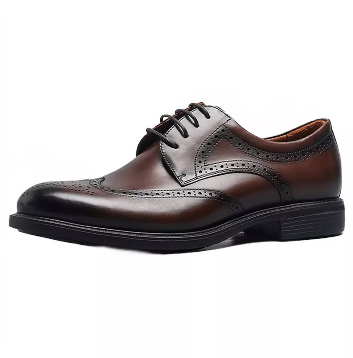 Handmade Men's Leather Wingtip Oxfords Dress Shoes