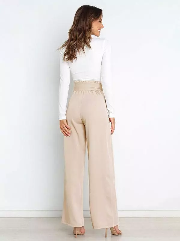 High Waist Wide Leg Women Pants