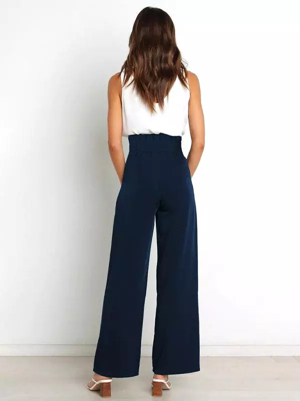 High Waist Wide Leg Women Pants