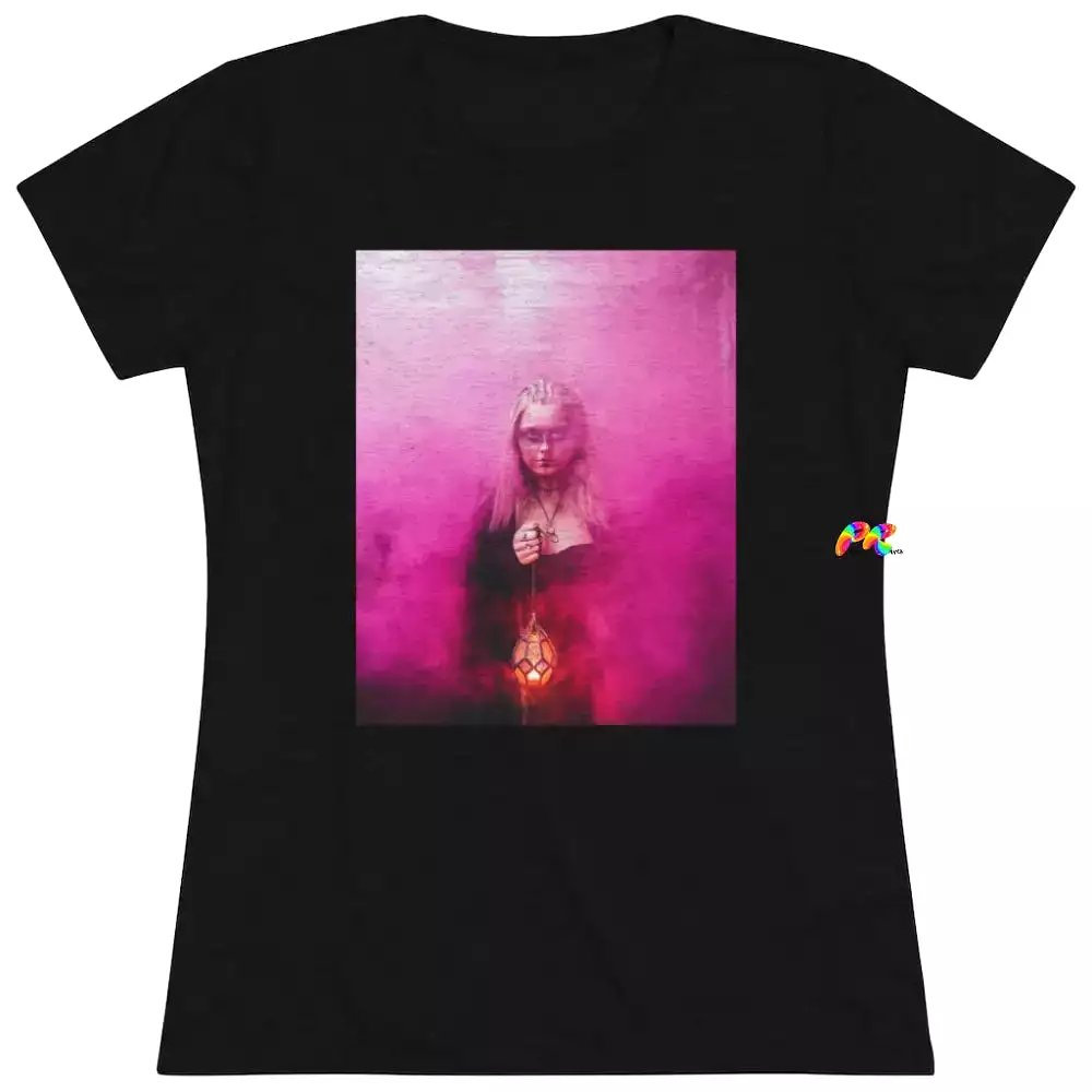 Hot Pink Witch Women's Triblend T-Shirt