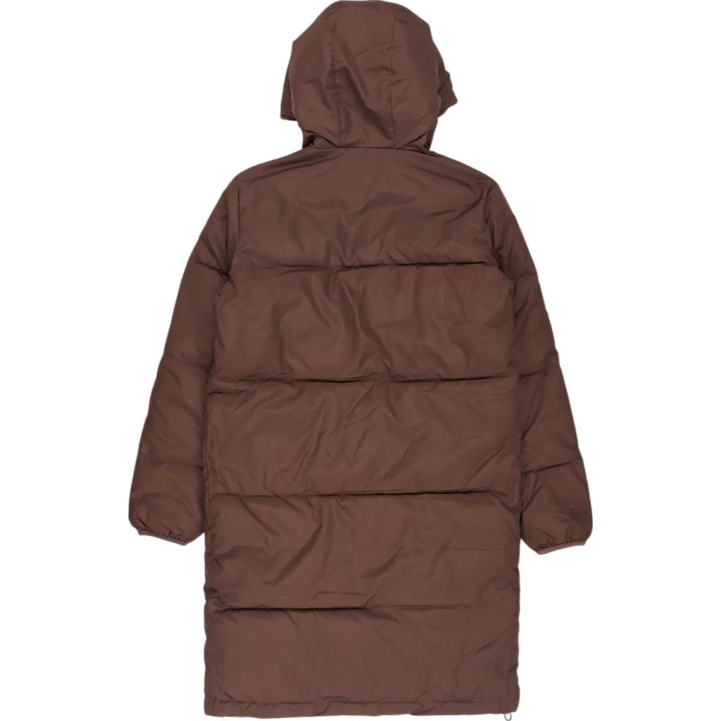 Hush Chocolate Brown Noelle Long Puffer Jacket