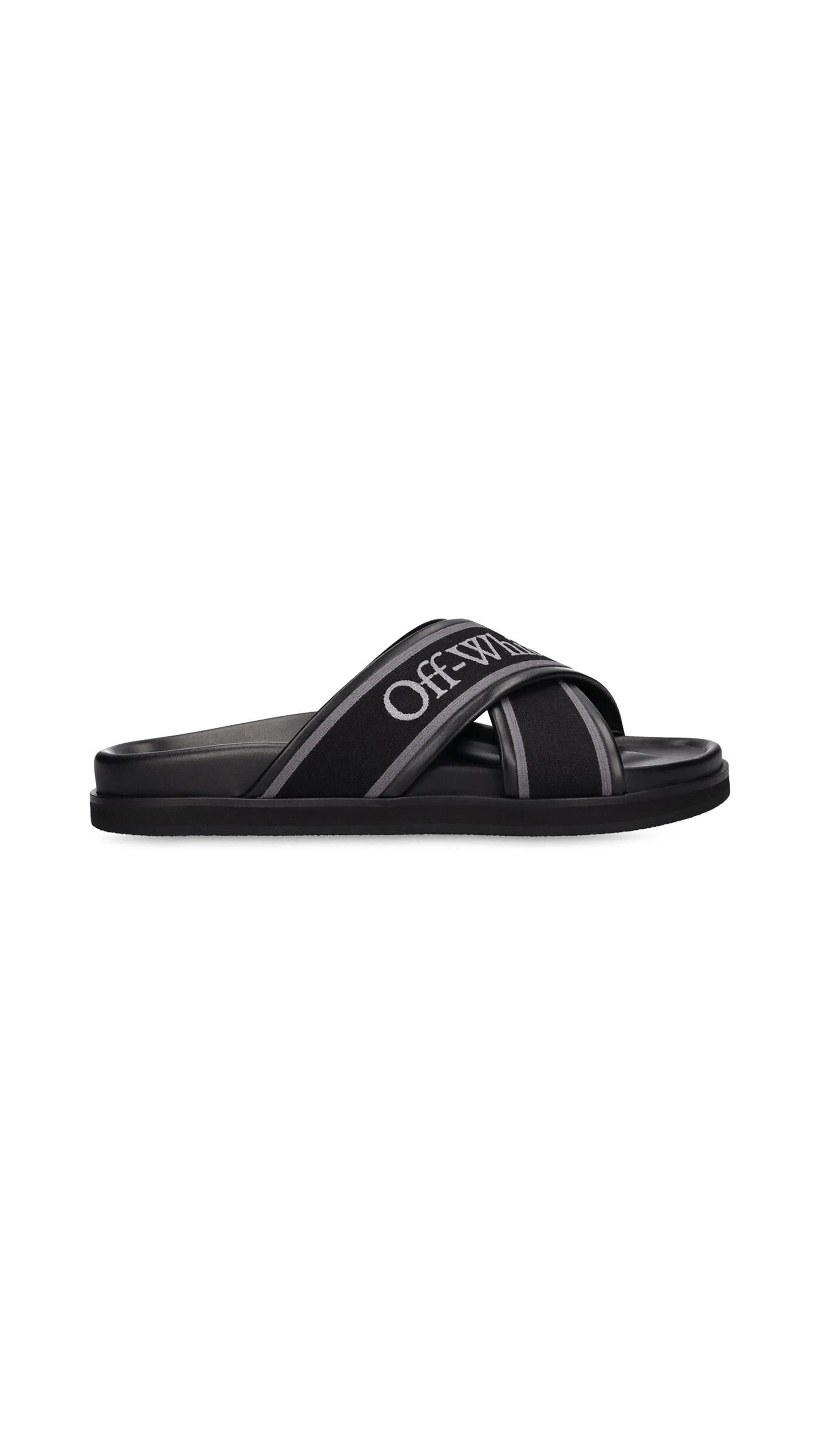 Industrial Rubber Slide - Black/Grey