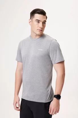 INSPORT MEN'S CLASSIC RUN GREY TEE