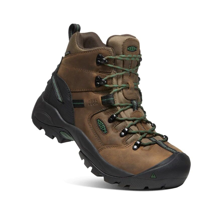 Keen Men's Pittsburgh Energy 6-In Carbon Fiber Toe Waterproof Boot in Brown