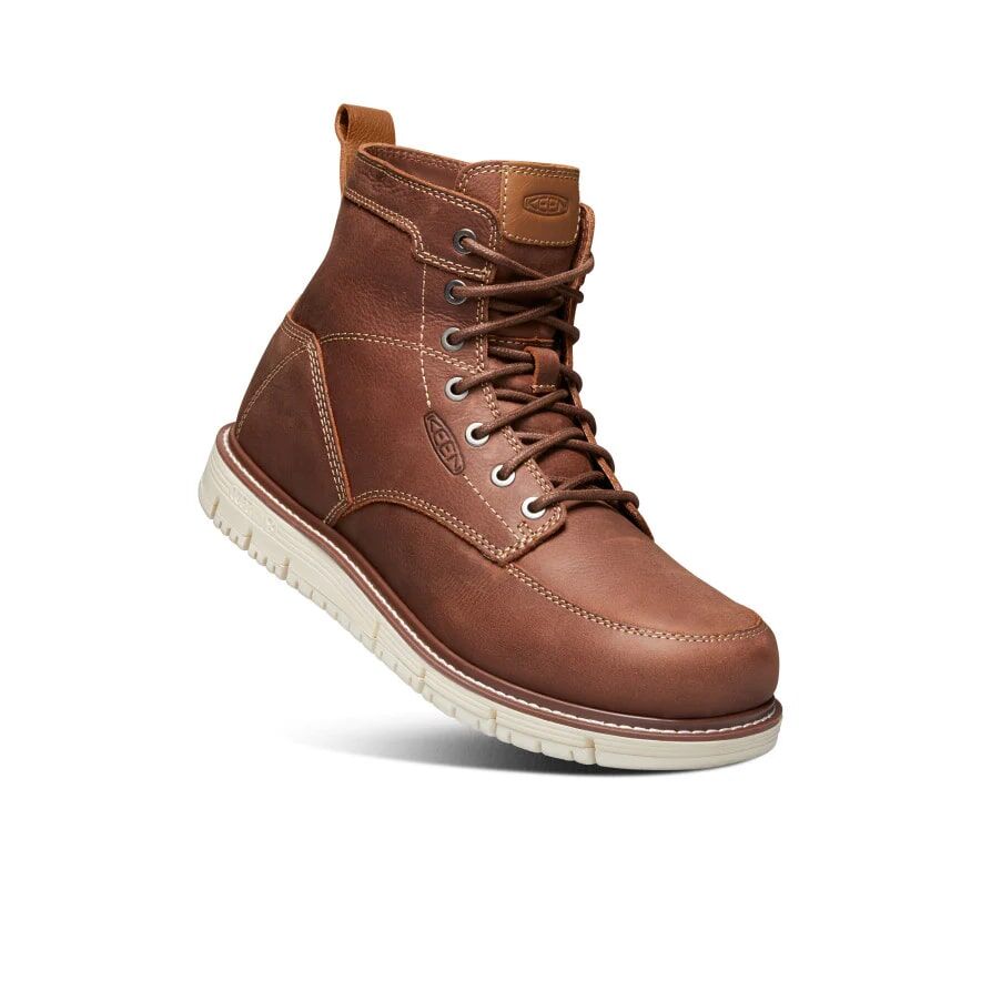 Keen Men's San Jose 6-In Soft Toe Boot in Gingerbread