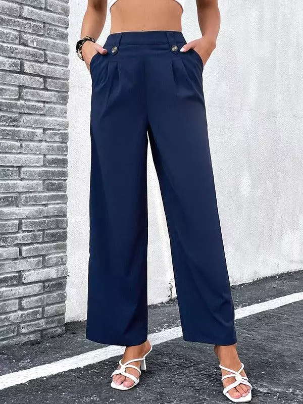 Linen Loose Wide Leg Women Pants