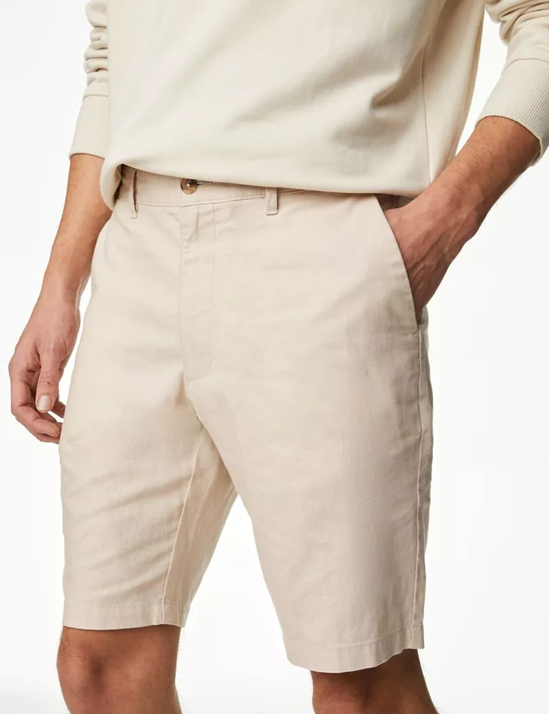 Linen Rich Chino Shorts