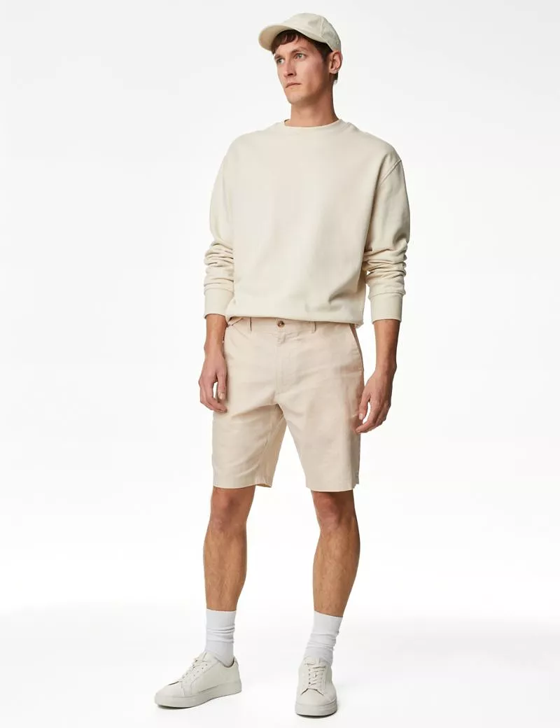 Linen Rich Chino Shorts